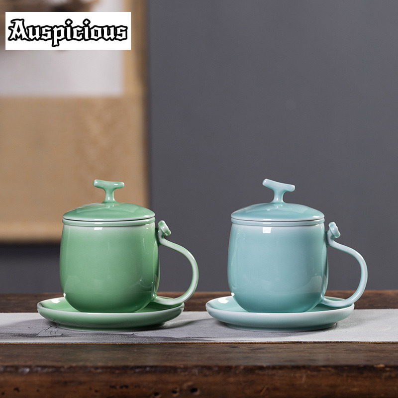 400ml Azure Longquan Seladon F - Celadon Ceramic Cup incelemesi ve fiyatı
