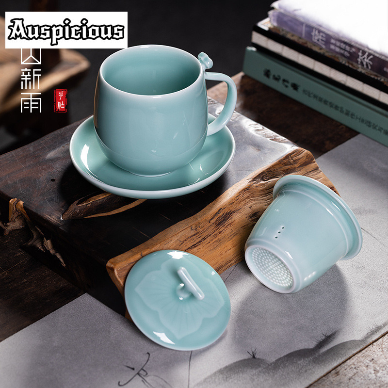 400ml Azure Longquan Seladon F - Celadon Ceramic Cup incelemesi ve fiyatı
