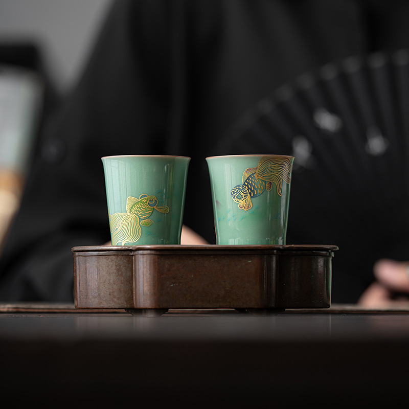 Vintage Celadon, İyi Şans Geti - Celadon Ceramic Cup incelemesi ve fiyatı
