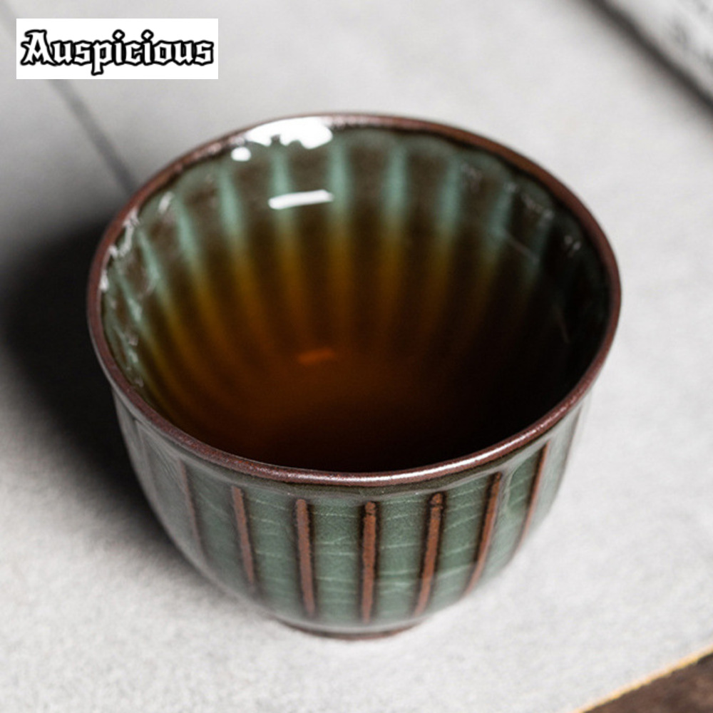 85ml el yapımı Ge fırın demir  - Celadon Ceramic Cup incelemesi ve fiyatı