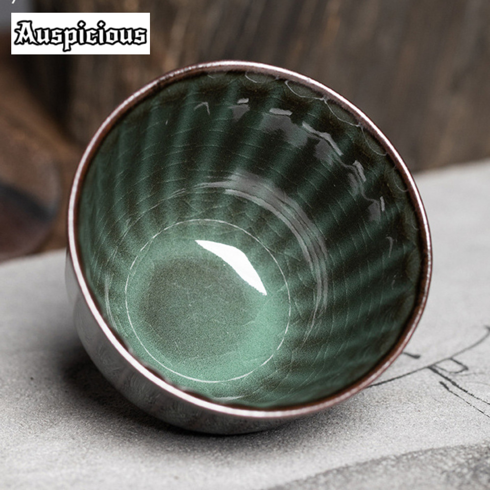 85ml el yapımı Ge fırın demir  - Celadon Ceramic Cup incelemesi ve fiyatı
