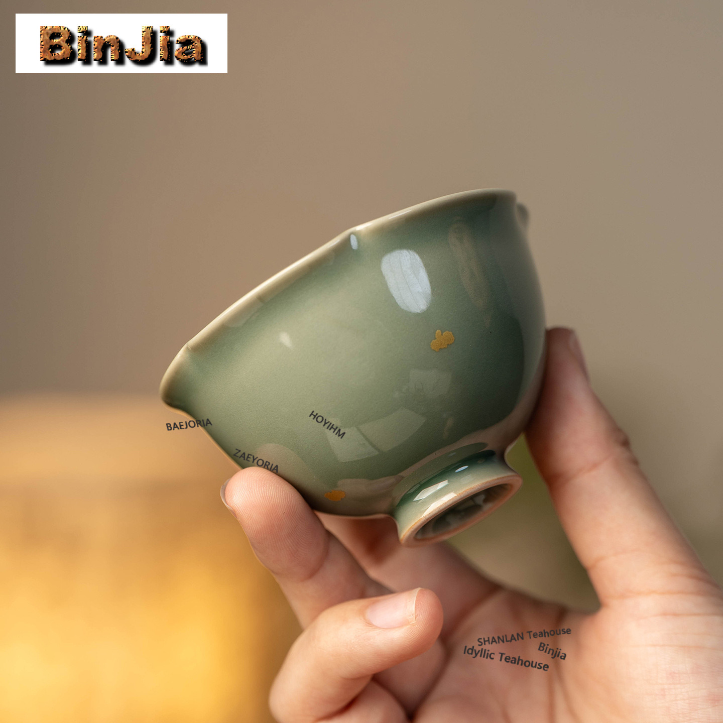 100ml Yue Kiln Celadon Çay Fin - Celadon Ceramic Cup incelemesi ve fiyatı