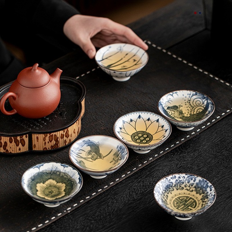 10'lu Paket Mavi ve Beyaz Pors - Celadon Ceramic Cup incelemesi ve fiyatı